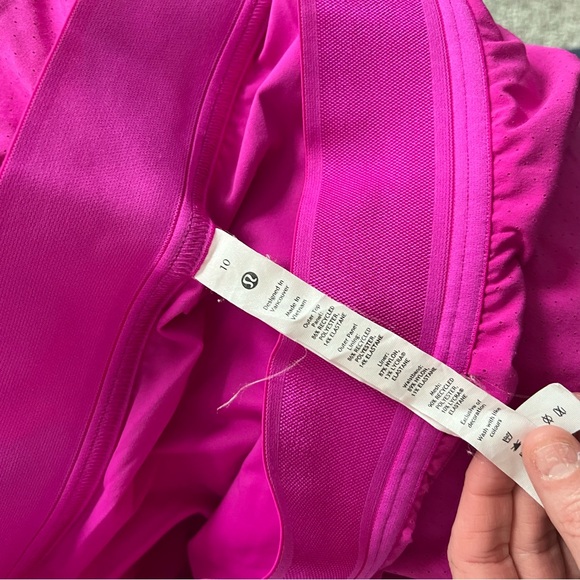 Lululemon Athletica Court Rival Long Pink Skirt - Picture 6 of 7